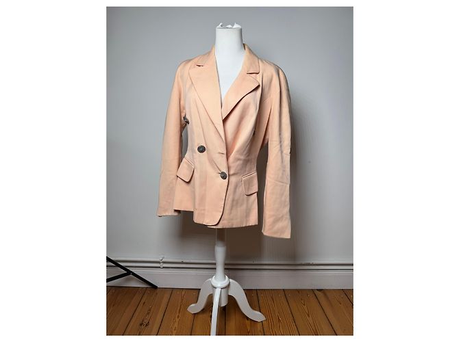 Blazer/Trenchcoat Vintage Dior M Rosa - vista 15