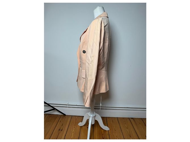 Blazer/Trenchcoat Vintage Dior M Rosa - vista 2