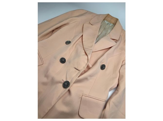 Blazer/Trenchcoat Vintage Dior M Rosa - vista 5