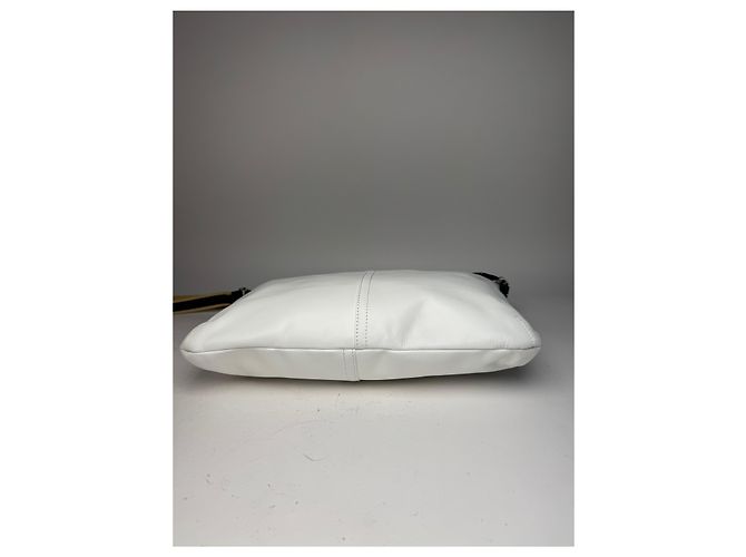 Vintage Courreges Ledertasche Weiß - Ansicht 15