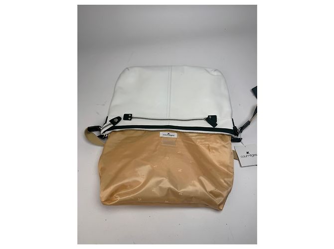 Vintage Courreges Ledertasche Weiß - Ansicht 3