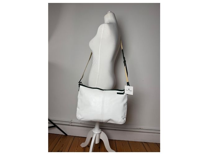 Vintage Courreges Ledertasche Weiß - Ansicht 7
