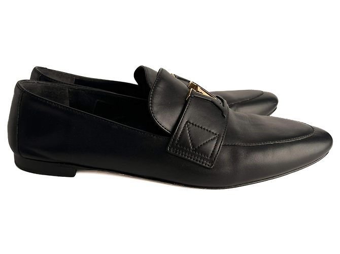 Louis Vuitton Mocassino in pelle Monte Carlo Nero - vista 6