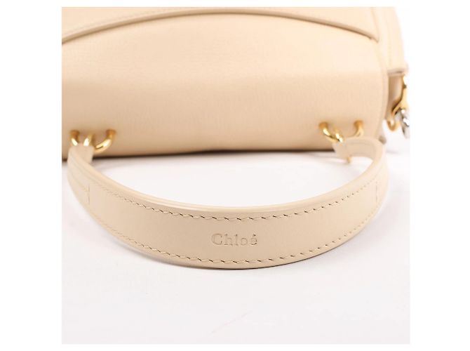 Chloé Bolso de cuero 2 en 1 Chloe Tess Day en beige - vista 10