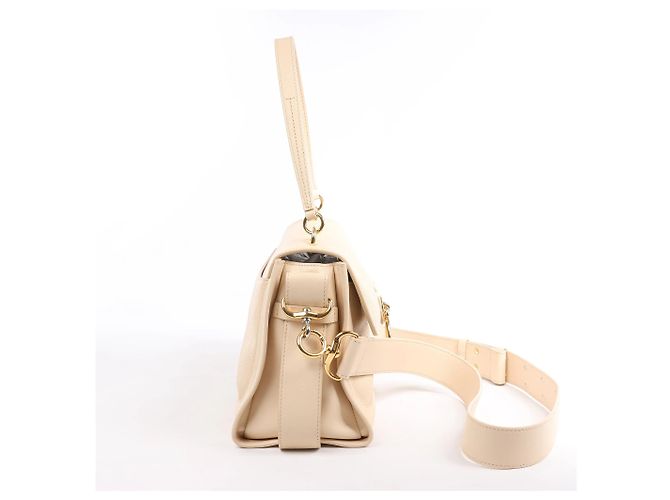 Chloé Bolso de cuero 2 en 1 Chloe Tess Day en beige - vista 5