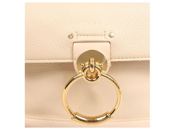Chloé Bolso de cuero 2 en 1 Chloe Tess Day en beige - vista 7