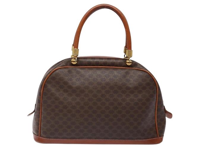 Céline Borsa Celine Macadam Macadam in pelle Marrone - vista 2