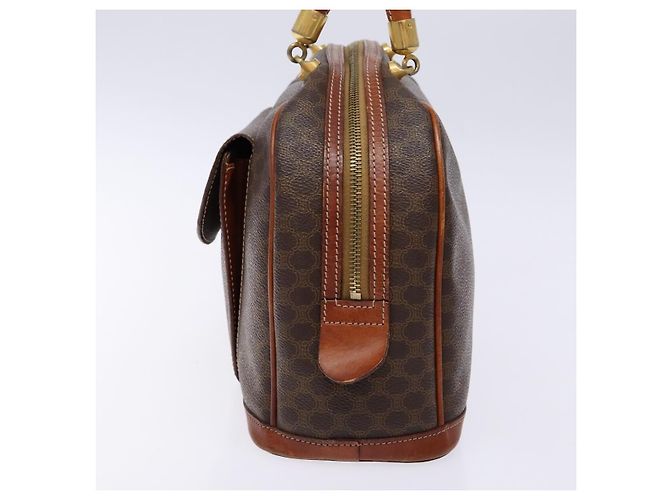 Céline Borsa Celine Macadam Macadam in pelle Marrone - vista 3