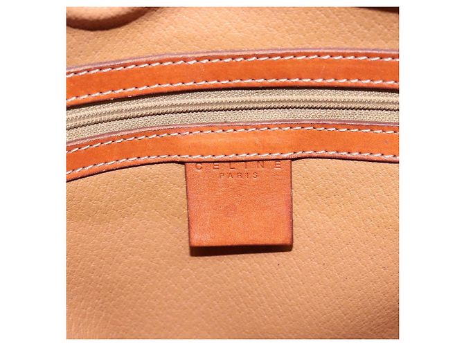Céline Borsa Celine Macadam Macadam in pelle Marrone - vista 6
