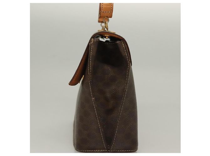 Céline Celine Macadam Handtasche Macadam aus Leder Braun - Ansicht 3