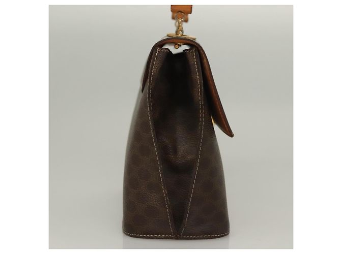Céline Celine Macadam Handtasche Macadam aus Leder Braun - Ansicht 4