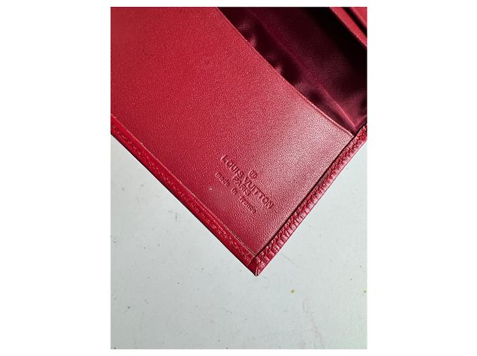 Vintage Louis Vuitton EPI Leder Kartenhalter rot - Ansicht 2