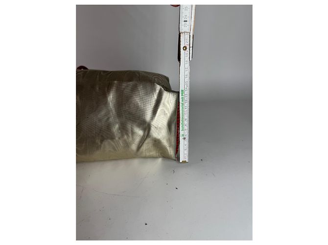 Vintage Loewe Madrid Lederhandtasche in Gold Silber - Ansicht 13