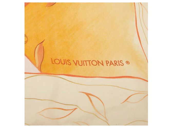 Seidenschal Monogram Louis Vuitton Braun Beige - Ansicht 3