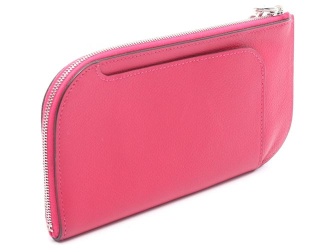 Hermès Pochette Hermes Strap GM Evercolor Rosa - vista 2