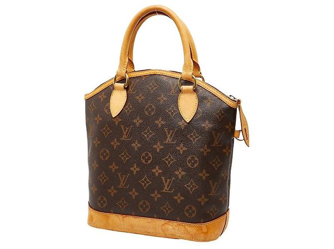 Borsa Tote Monogram Lockit Louis Vuitton Marrone - vista 2