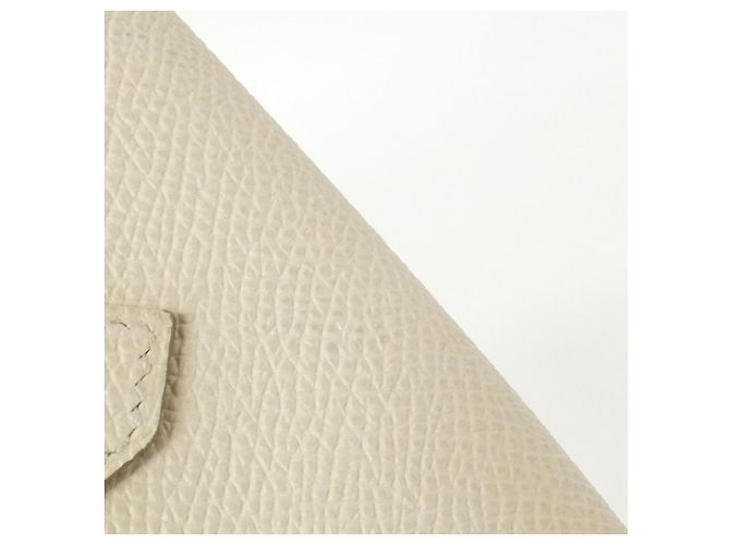 Portafoglio Mini Epsom Béarn di Hermès Bianco - vista 6