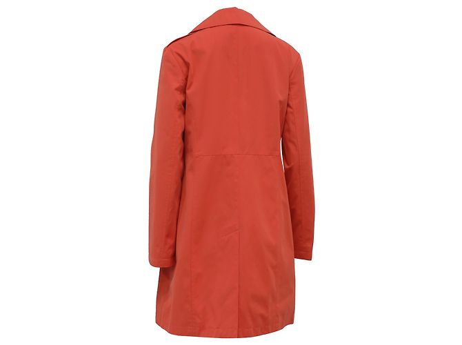 Trench coat de algodón naranja de Michael Kors - vista 4