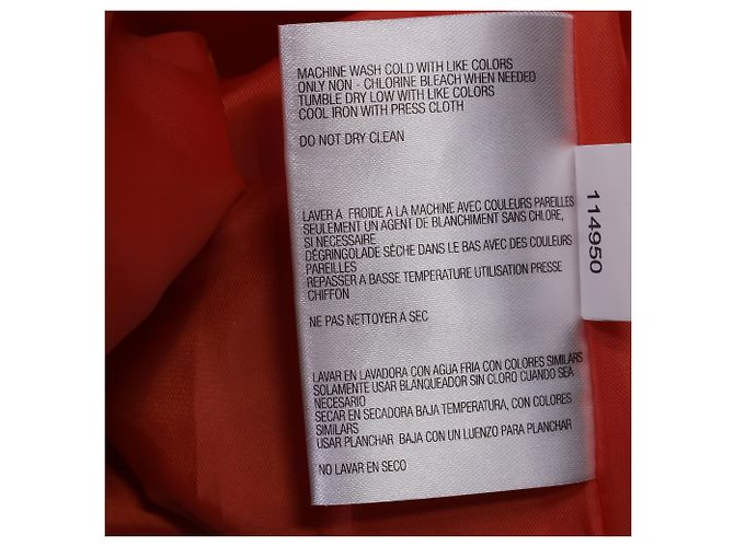 Trench coat de algodón naranja de Michael Kors - vista 7