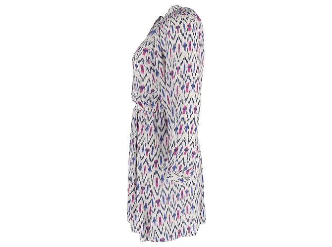 Isabel Marant Etoile Abito Mini Stampato Amandine in Viscosa Multicolore di Isabel Marant Étoile - vista 2