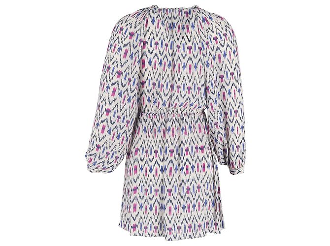 Isabel Marant Etoile Abito Mini Stampato Amandine in Viscosa Multicolore di Isabel Marant Étoile - vista 3