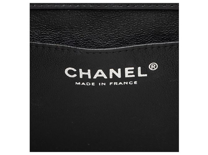 Gabrielle Clutch Clásico de Charol con Cadena de Chanel Negro - vista 8