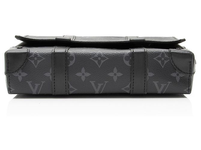 Messenger Trunk Monogram Eclipse Louis Vuitton Nero - vista 4
