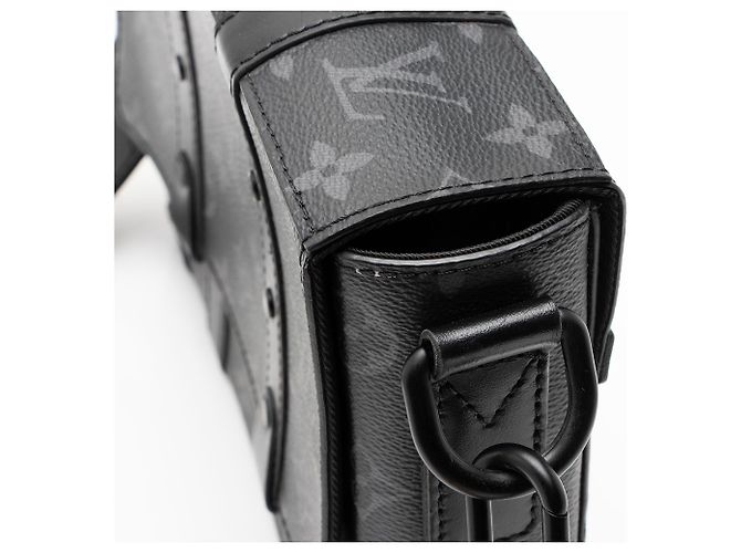 Messenger Trunk Monogram Eclipse Louis Vuitton Nero - vista 9