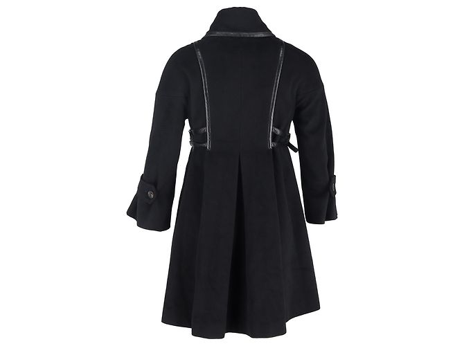 Abrigo Sportmax en Lana Negra Negro - vista 3