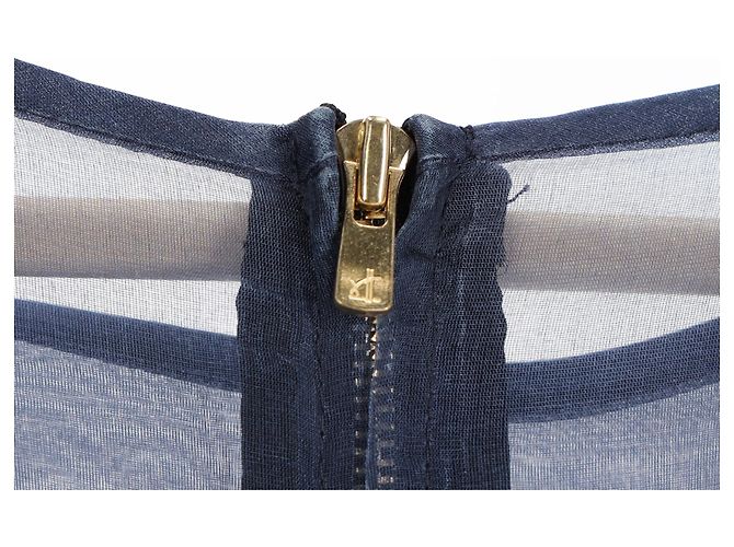 Vestido Mini Sin Mangas Plisado Maje en Poliéster Negro - vista 6