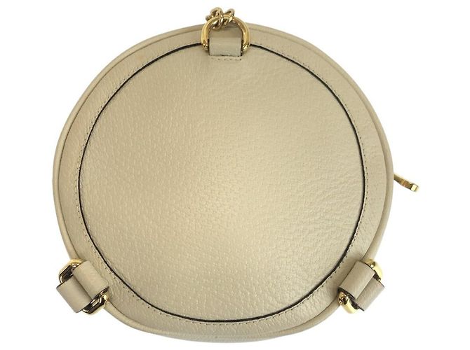 Gucci Ophidia Leder-Rucksack Weiß - Ansicht 2