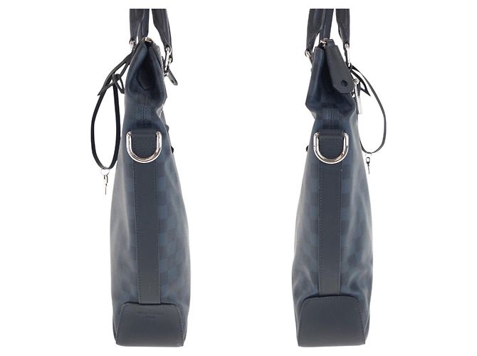 Louis Vuitton Damier Cobalt Greenwich Tote Blue - view 8