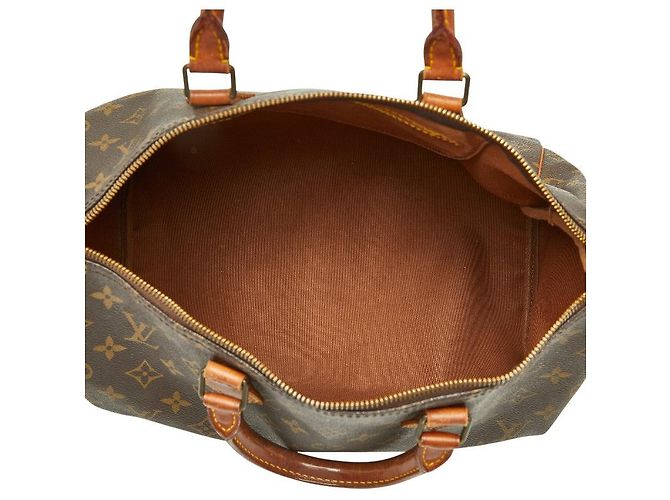 Louis Vuitton Speedy 35 Monogram Handtasche Braun - Ansicht 10
