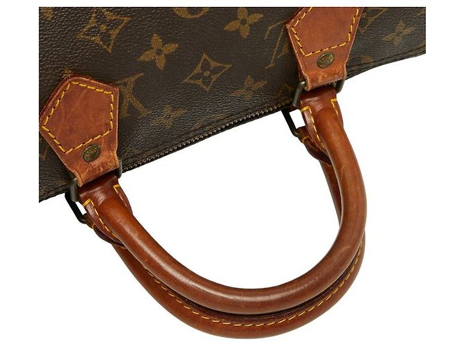 Louis Vuitton Speedy 35 Monogram Handtasche Braun - Ansicht 8