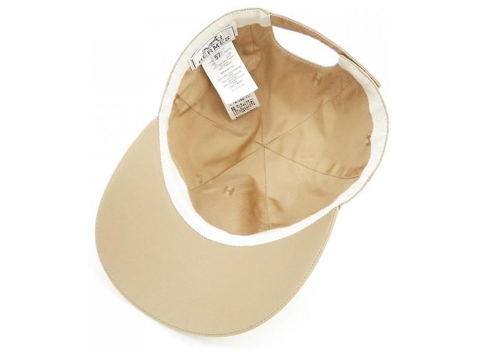 Cappello SERENA EPERON D'OR di Hermès Marrone Beige - vista 5