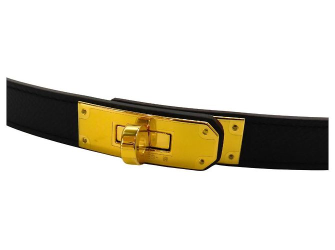 Cinturón Kelly Epsom de Hermès Negro - vista 3