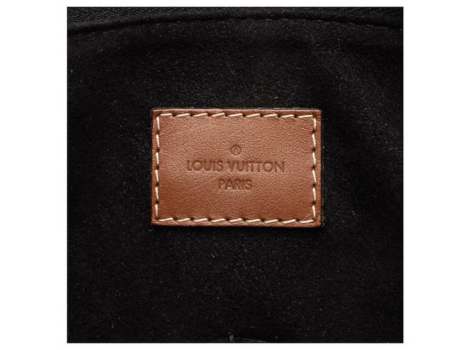 Borsa Pallas in tela Monogram Louis Vuitton Nero - vista 8