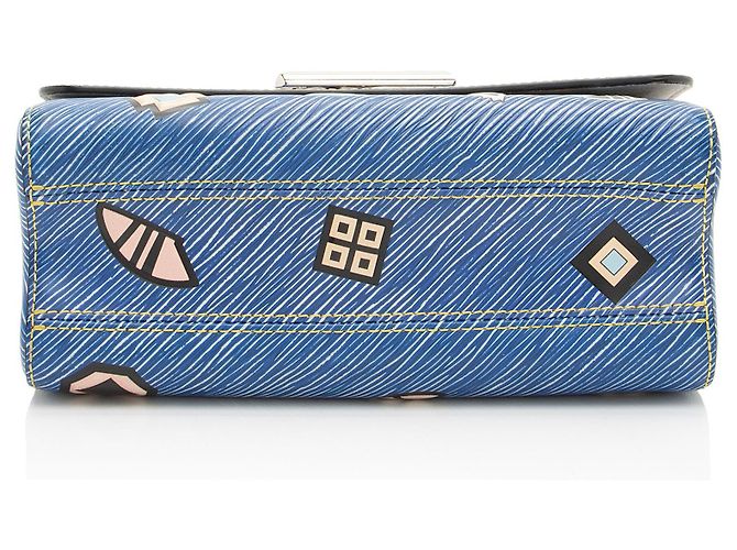 Borsa a Spalla Azteque Twist MM in Pelle Epi Edizione Limitata Louis Vuitton Blu - vista 4
