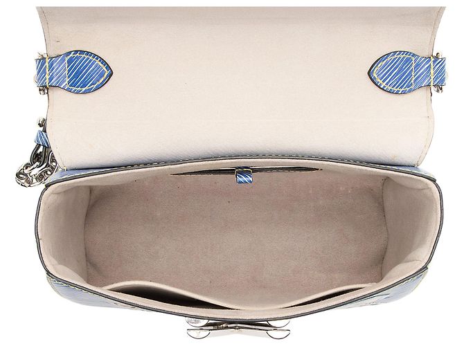 Borsa a Spalla Azteque Twist MM in Pelle Epi Edizione Limitata Louis Vuitton Blu - vista 7