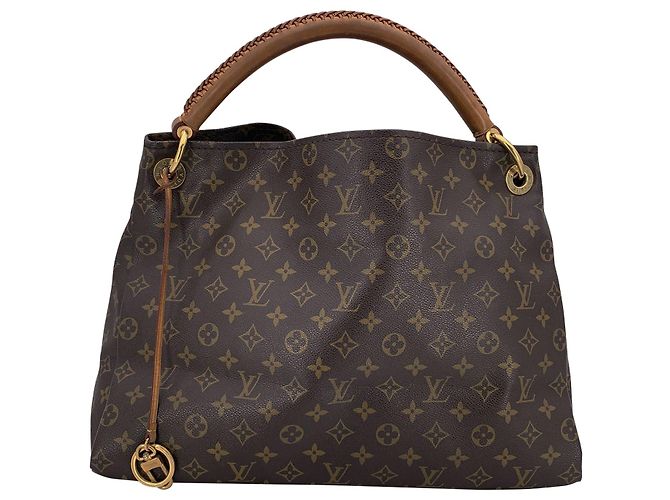 Louis Vuitton Monogram Canvas Artsy GM Schultertasche Braun - Ansicht 3