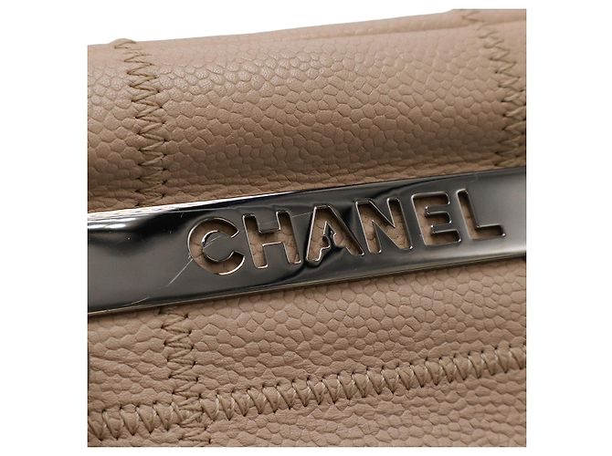 Borsa 2 in 1 Caviar Choco Bar di Chanel Marrone Beige - vista 4