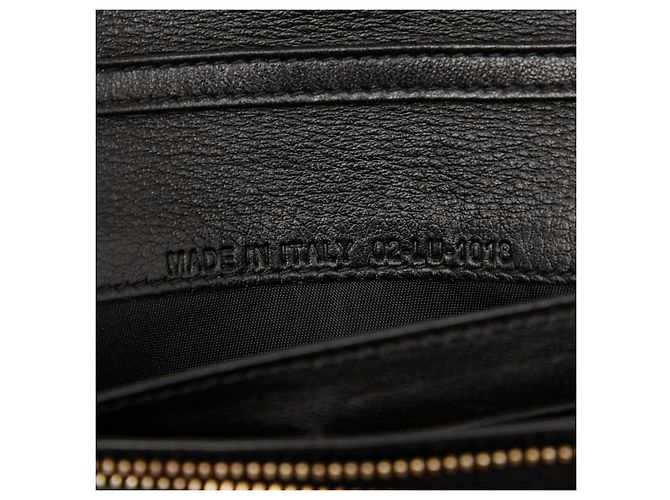 Christian Dior Borsa a mano 2 in 1 in pelle verniciata Dior Nero - vista 10