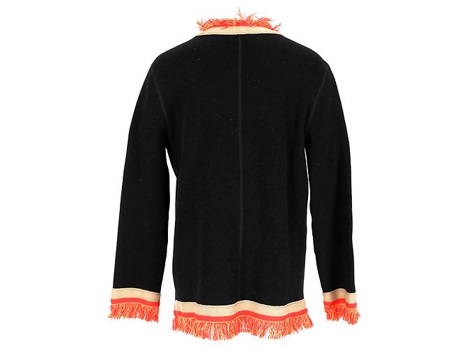 Blazer in cotone multicolore con frange Bottega Veneta - vista 3