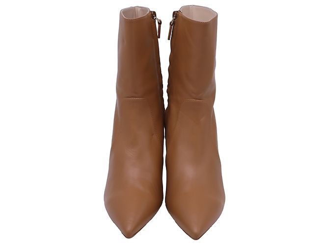 Botines de punta Renegade en cuero marrón de Stuart Weitzman Castaño Roja - vista 2