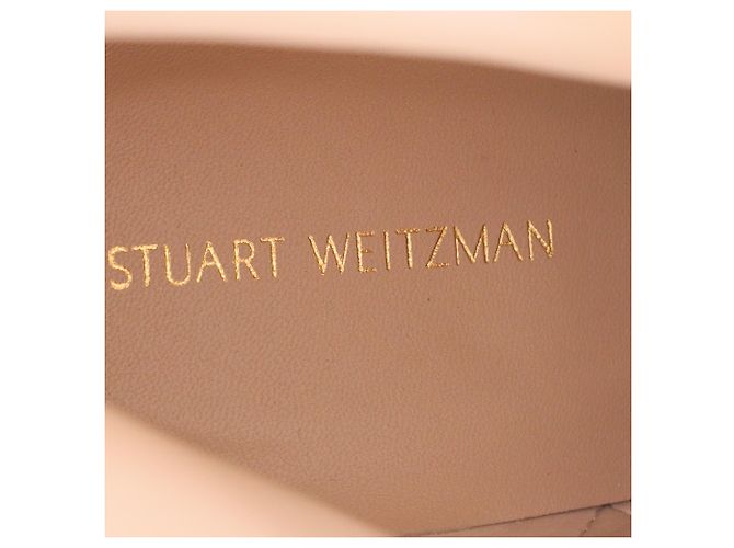 Botines de punta Renegade en cuero marrón de Stuart Weitzman Castaño Roja - vista 9