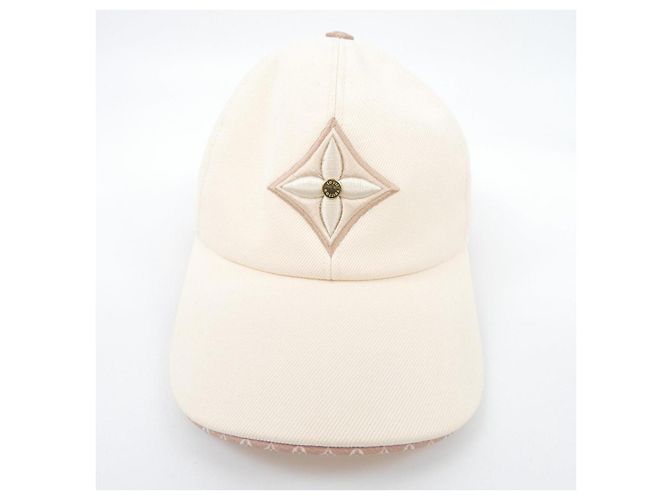 Cappello Louis Vuitton M77808 Marrone Beige - vista 2