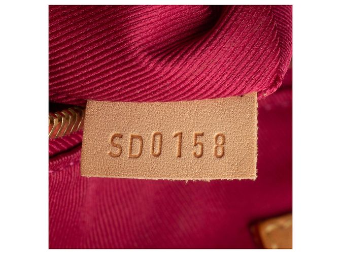 Borsa hobo Graceful MM in tela Monogram Louis Vuitton Marrone - vista 3
