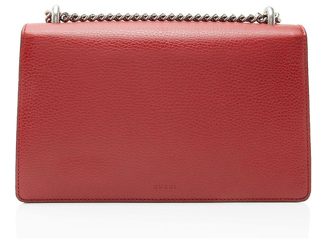 Borsa a Spalla Media Dionysus in Pelle e Cristalli Gucci Rosso - vista 3