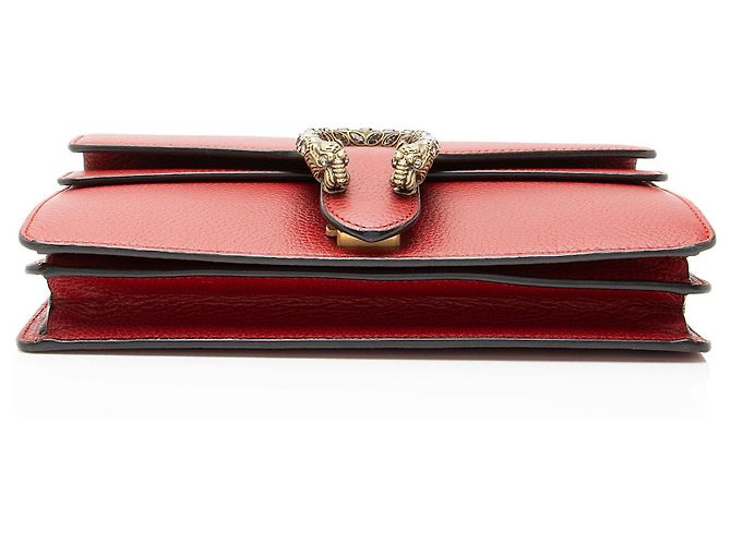 Borsa a Spalla Media Dionysus in Pelle e Cristalli Gucci Rosso - vista 4