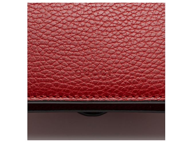 Borsa a Spalla Media Dionysus in Pelle e Cristalli Gucci Rosso - vista 9